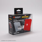 Gamers Guild AZ Gamegenic Gamegenic: Premium Double Sleeving Pack 100 - Magic the Gathering | Marvel Super Heroes - Comic Burst Red (Pre-Order) Asmodee