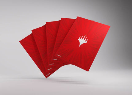 Gamers Guild AZ Gamegenic Gamegenic: Premium Double Sleeving Pack 100 - Magic the Gathering | Marvel Super Heroes - Comic Burst Red (Pre-Order) Asmodee