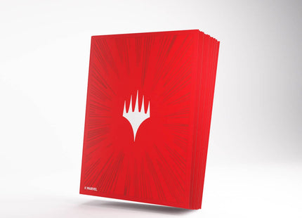 Gamers Guild AZ Gamegenic Gamegenic: Premium Double Sleeving Pack 100 - Magic the Gathering | Marvel Super Heroes - Comic Burst Red (Pre-Order) Asmodee