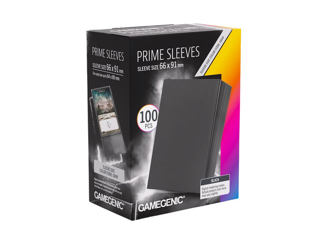 Gamers Guild AZ Gamegenic Gamegenic: Prime Sleeves - Black Asmodee