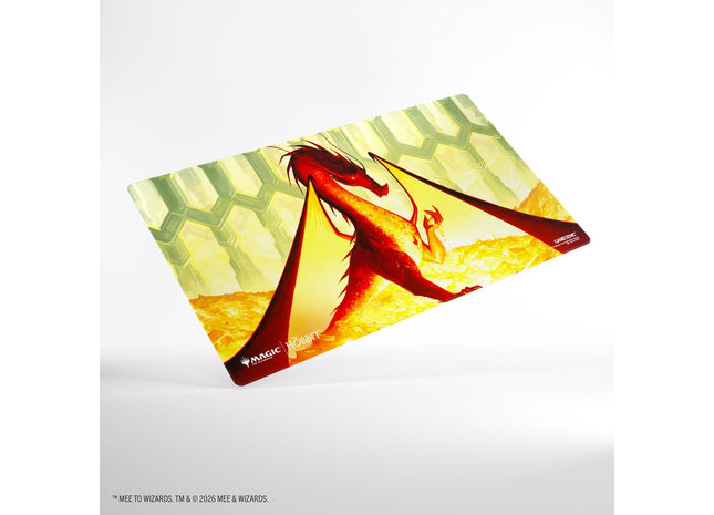 Gamers Guild AZ Gamegenic Gamegenic: Shiny Playmat - Magic the Gathering | The Hobbit - Smaug the Golden (Pre-Order) Southern Hobby