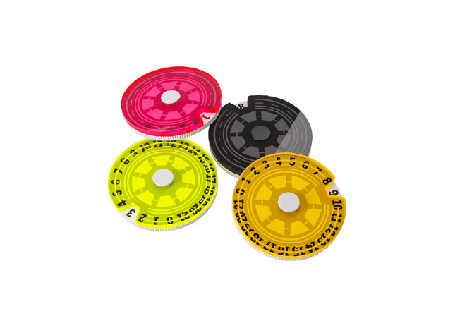 Gamers Guild AZ Gamegenic Gamegenic - SINGLE DIAL LIFE COUNTERS - 4PK Asmodee