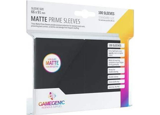 Gamers Guild AZ Gamegenic Gamegenic: Sleeves - Black Matte Asmodee
