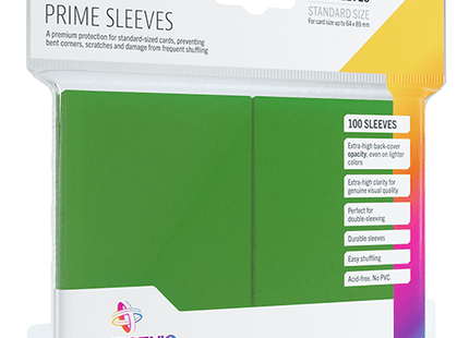 Gamers Guild AZ Gamegenic Gamegenic: Sleeves - Green Prime Asmodee