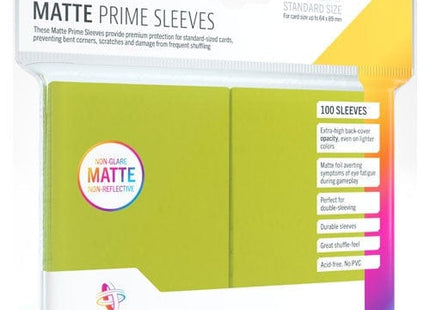 Gamers Guild AZ Gamegenic Gamegenic: Sleeves - Lime Matte Asmodee