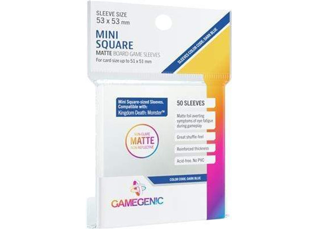Gamers Guild AZ Gamegenic Gamegenic: Sleeves - Mini Square Matte Asmodee