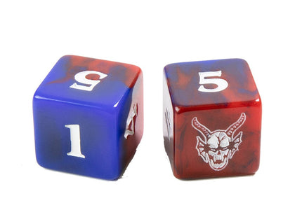 Gamers Guild AZ Gamegenic Gamegenic: Stranger Things - Hellfire Club D6 Dice Set (12x) – 16mm (Pre-Order) Asmodee