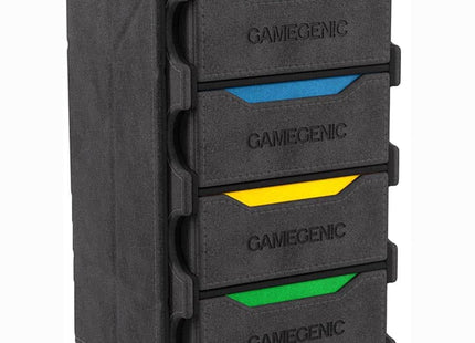 Gamers Guild AZ Gamegenic Gamegenic: Token's Lair: Black-Dark Grey Asmodee