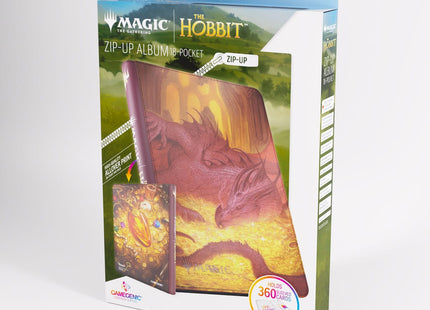 Gamers Guild AZ Gamegenic Gamegenic: Zip-Up Album 18-Pocket - Magic the Gathering | The Hobbit - Smaug's Mox Amber (Pre-Order) Southern Hobby