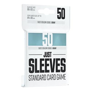 Gamers Guild AZ Gamegenic Just Sleeves: Standard Card Game Clear Asmodee