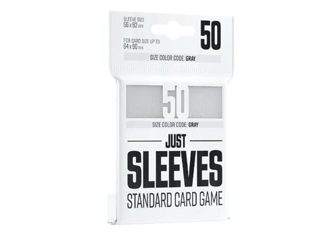 Gamers Guild AZ Gamegenic Just Sleeves: Standard Card Game White Asmodee
