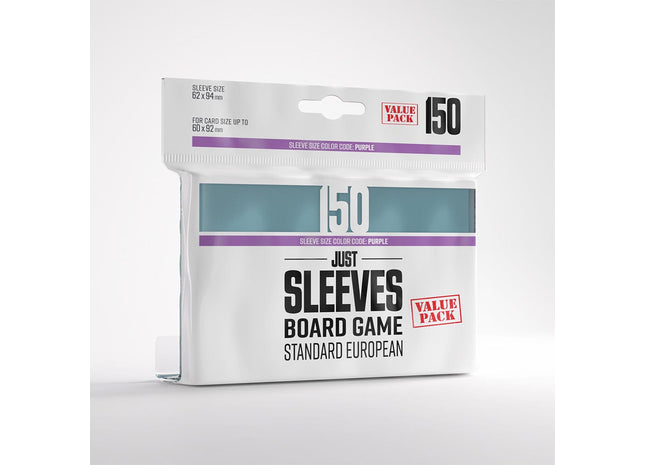 Gamers Guild AZ Gamegenic Just Sleeves - Standard European Value Pack 150ct (Pre-Order) Asmodee