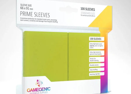 Gamers Guild AZ Gamegenic PRIME Sleeves: Lime Asmodee