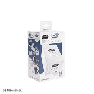 Gamers Guild AZ Gamegenic Star Wars: Unlimited Double Soft Crate - Unlimited Pattern White Discontinue