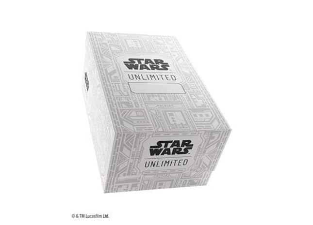 Gamers Guild AZ Gamegenic Star Wars: Unlimited Double Soft Crate - Unlimited Pattern White Discontinue