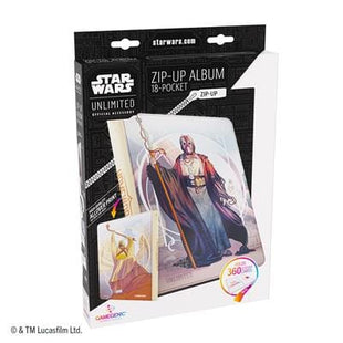 Gamers Guild AZ Gamegenic Star Wars: Unlimited Zip-Up Album 18-Pocket - The Chieftain & A'Kobe Discontinue