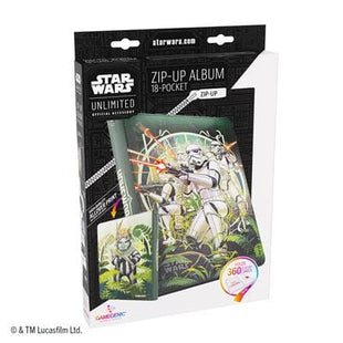 Gamers Guild AZ Gamegenic Star Wars: Unlimited Zip-Up Album 18-Pocket - The First Legion & Teebo Discontinue