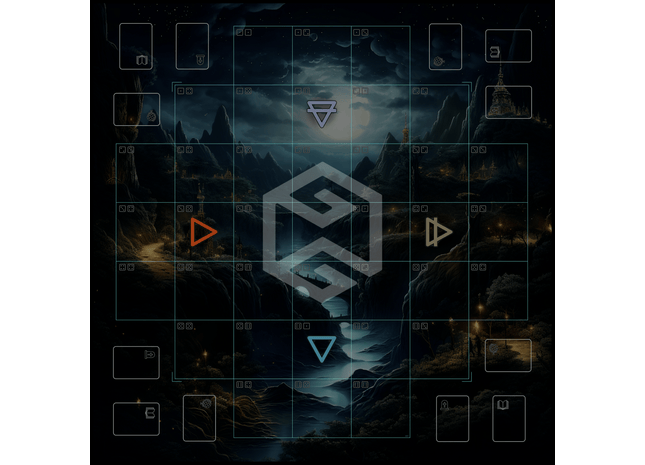Gamers Guild AZ Gamers Guild AZ Merch Custom 4 Player Sorcery Mat - GG Logo Gamers Guild AZ