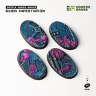 Gamers Guild AZ GamersGrass GamersGrass: Alien Infestation Bases, Oval 60mm (x4) GamersGrass