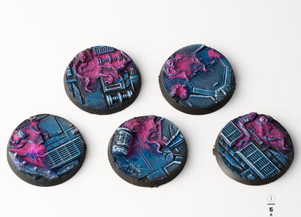 Gamers Guild AZ GamersGrass GamersGrass: Alien Infestation Bases, Round 40mm (x5) GamersGrass
