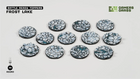 Gamers Guild AZ GamersGrass GamersGrass: Battle Ready Toppers - Frost Lake - Round 25mm (x12) GamersGrass
