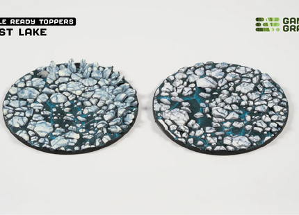 Gamers Guild AZ GamersGrass GamersGrass: Battle Ready Toppers - Frost Lake - Round 60mm (x2) GamersGrass