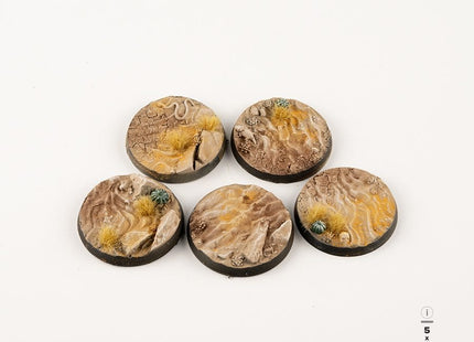 Gamers Guild AZ GamersGrass GamersGrass: Deserts of Maahl Bases, Round 40mm (x5) GamersGrass