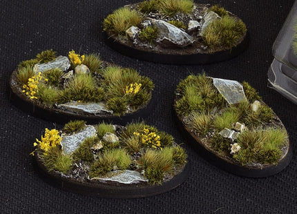 Gamers Guild AZ GamersGrass GamersGrass: Highland Bases, Oval 60mm (x4) GamersGrass