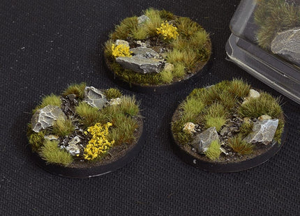 Gamers Guild AZ GamersGrass GamersGrass: Highland Bases, Round 50mm (x3) GamersGrass