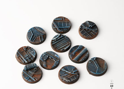 Gamers Guild AZ GamersGrass GamersGrass: Spaceship Corridor Bases, Round 25mm (x10) GamersGrass