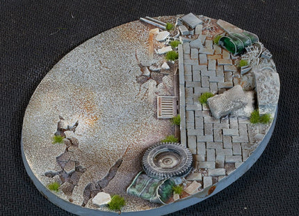 Gamers Guild AZ GamersGrass GamersGrass: Urban Warfare Bases, Oval 120mm (x1) GamersGrass