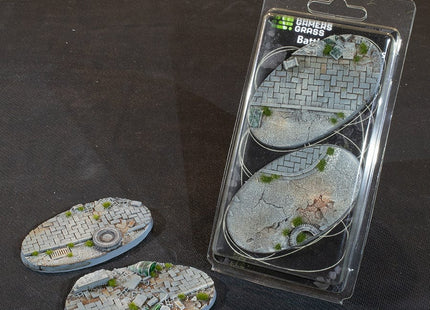 Gamers Guild AZ GamersGrass GamersGrass: Urban Warfare Bases, Oval 90mm (x2) GamersGrass