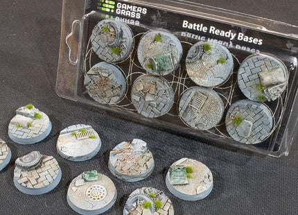 Gamers Guild AZ GamersGrass GamersGrass: Urban Warfare Bases, Round 32mm (x8) GamersGrass