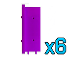 Gamers Guild AZ Gamestax: UberStax - Universal Game Piece Holders (Purple) GameStax