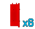 Gamers Guild AZ Gamestax: UberStax - Universal Game Piece Holders (Red) GameStax