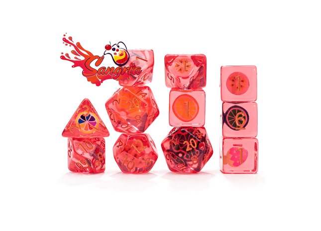 Gamers Guild AZ Gate Keeper Games Gate Keeper Games 11 Die Set: Inclusion Dice - Sangria Gate Keeper Games