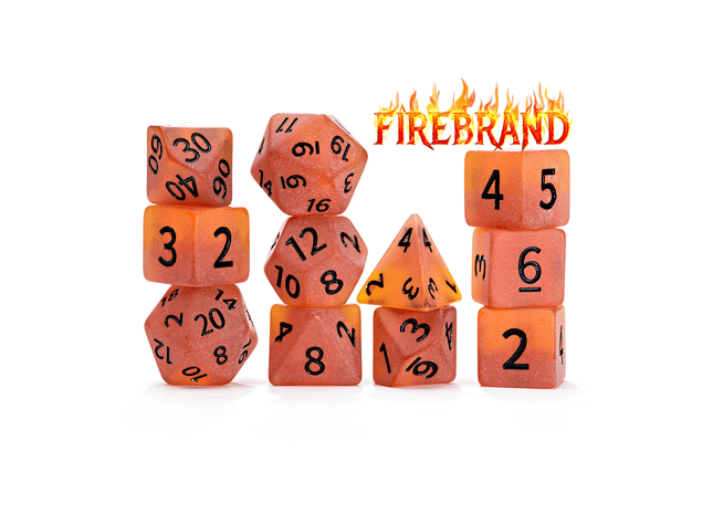 Gamers Guild AZ Gate Keeper Games Gate Keeper Games 11 Die Set: Sea Glass - Firebrand Gate Keeper Games