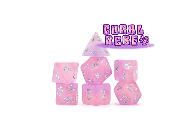 Gamers Guild AZ Gate Keeper Games Gate Keeper Games 7 Die Set: Sea Glass - Coral Reef Gate Keeper Games