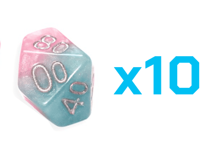 Gamers Guild AZ Gate Keeper Games Gate Keeper Games Set of 10 D10: Halfsies Dice -  Baby Dice Gate Keeper Games