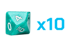 Gamers Guild AZ Gate Keeper Games Gate Keeper Games Set of 10 D10: Mercurial Dice -  Venus Gate Keeper Games