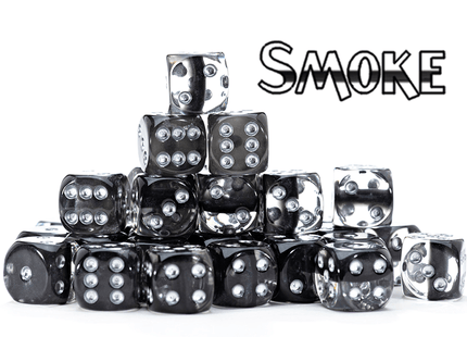 Gamers Guild AZ Gate Keeper Games Gate Keeper Games Set of 36 D6: Inminity Dice - Smoke Gate Keeper Games
