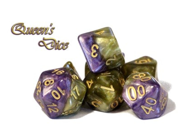 Gamers Guild AZ Gate Keeper Games GKG550-11d - Gate Keeper Games 11 Die Set: Queens Halfsies Dice Gate Keeper Games