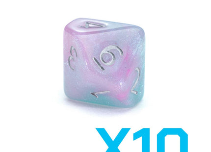 Gamers Guild AZ Gate Keeper Games GKGAE212-10d10 - Gate Keeper Games Set of 10 D10: Mintgenta Aether Dice Gate Keeper Games