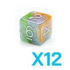 Gamers Guild AZ Gate Keeper Games GKGAE248-12d6 - Gate Keeper Games Set of 12 D6: Ork York Aether Dice Gate Keeper Games