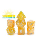 Gamers Guild AZ Gate Keeper Games GKGAE443-7d - Gate Keeper Games 7 Die Set: Sunburst Aether Dice Gate Keeper Games