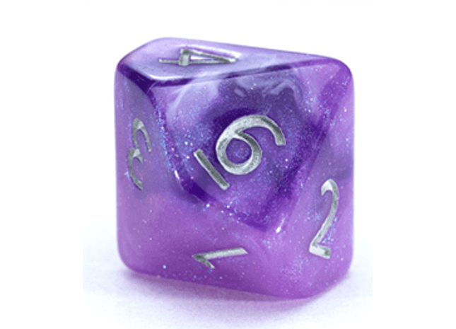 Gamers Guild AZ Gate Keeper Games GKGAE557-10d10 - Gate Keeper Games Set of 10 D10: Amethyst Aether Dice Gate Keeper Games