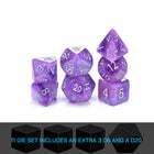 Gamers Guild AZ Gate Keeper Games GKGAE557-11d - Gate Keeper Games 11 Die Set: Amethyst Aether Dice Gate Keeper Games