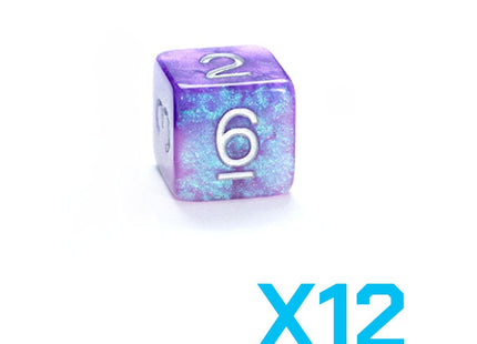 Gamers Guild AZ Gate Keeper Games GKGAE587-12d6 - Gate Keeper Games Set of 12 D6: Galaxy Aether Dice Gate Keeper Games