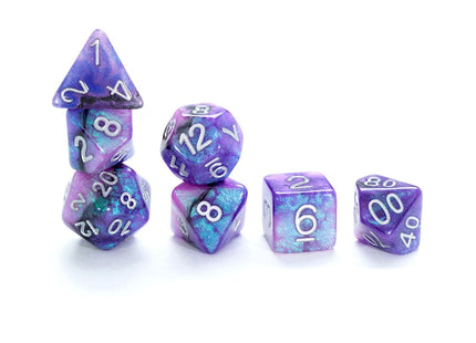 Gamers Guild AZ Gate Keeper Games GKGAE587-7d - Gate Keeper Games 7 Die Set: Galaxy Aether Dice Gate Keeper Games