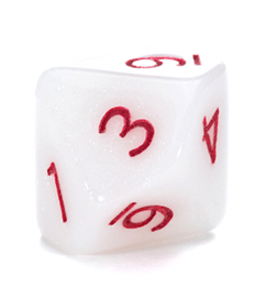 Gamers Guild AZ Gate Keeper Games GKGAS777-10d10 - Gate Keeper Games Set of 10 D10: The Pure Knight Alea Simple Dice Gate Keeper Games